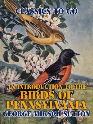 cover image of An Introduction to the Birds of Pennsylvania